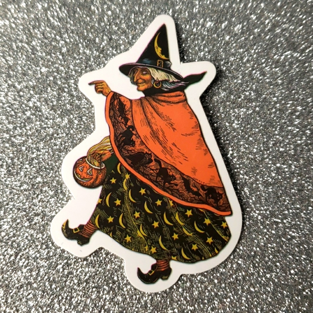 VINTAGE Halloween ART WATERPOOF Sticker